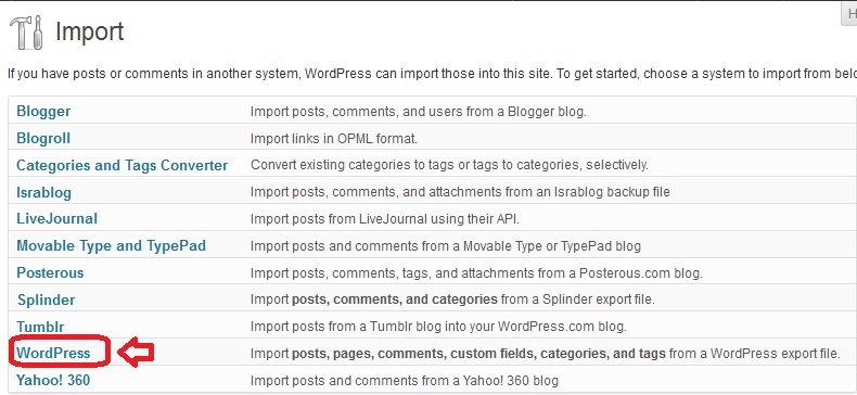 Export-Import blog wordpress ke hosting dengan xml