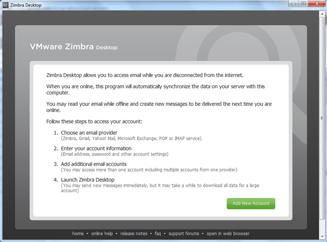 Setting Email Acount Menggunakan Aplikasi Zimbra Desktop