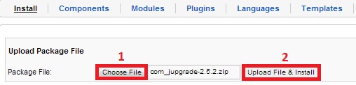 installextension2 - Upgrade Joomla 1.5 to 2.5 with Jupgrade FIX