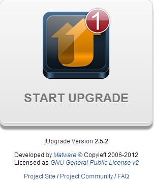 startupgrade - Upgrade Joomla 1.5 to 2.5 with Jupgrade FIX