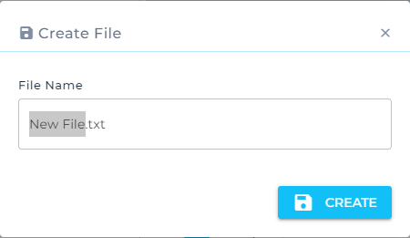 file manager menu