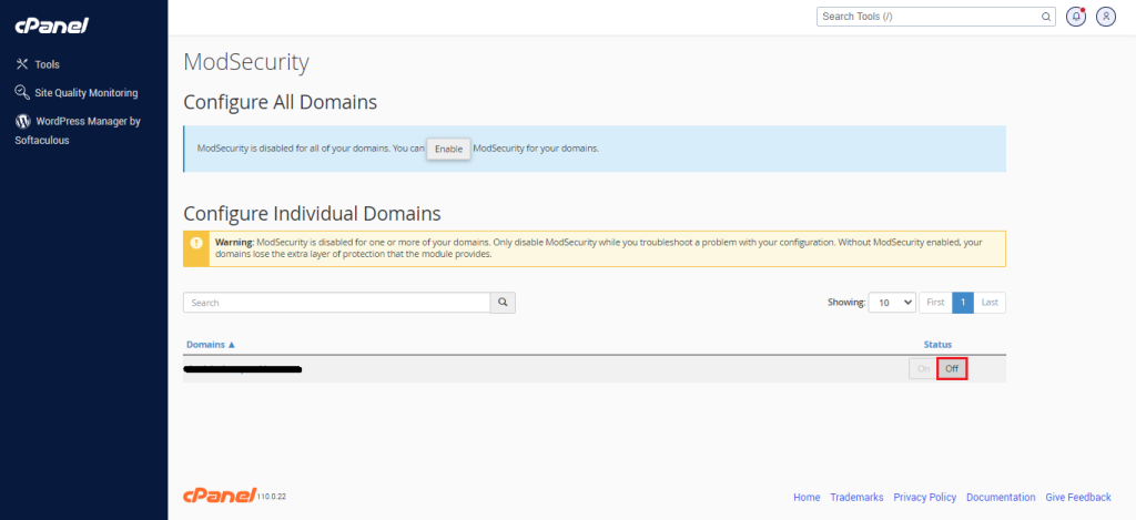 Cara Menggunakan ModSecurity di cPanel 2024 - Qwords.com Manual ...