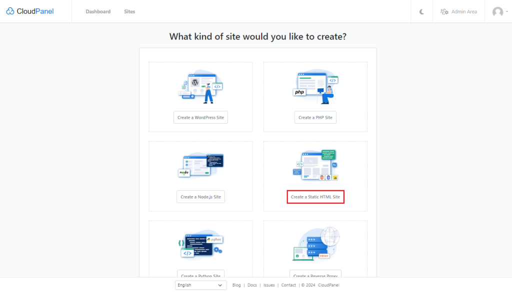 Cara Install Static HTML Di CloudPanel - Qwords.com Manual Knowledge ...